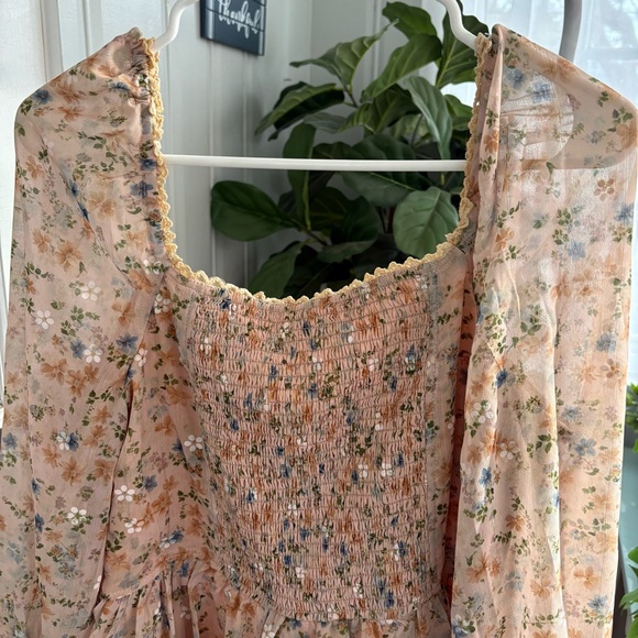 Floral Tiered Maxi Dress, M, NWT - Picture 15 of 15